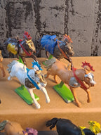Britains Deetail Knight War Horses x11
