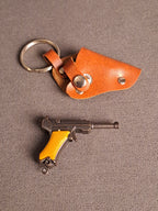 Key Ring Mini Revolver in Holster 1970's