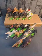Britains Deetail Wild West Horses x18 / Britains Deetail Vilde Vesten Heste x18