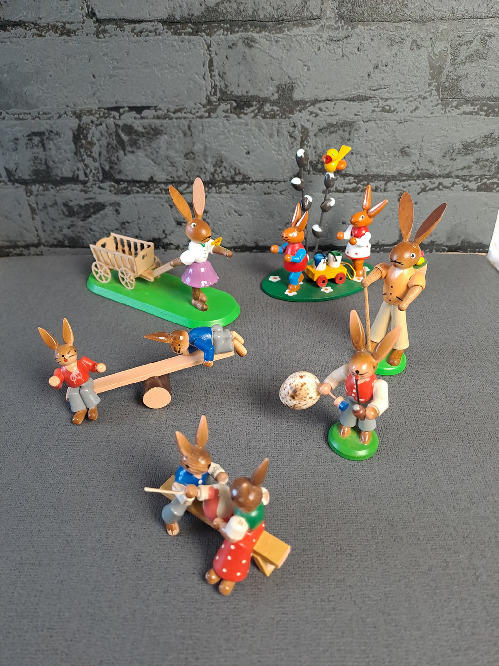 Erzgebirge Easter Wooden Figures