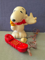 Nuser Telefon og Sparebøsse / Snoopy Telephone and Piggybank