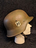 WW2 M42 Waffen SS Steel Helmet / WW2 M42 SS Stålhjelm