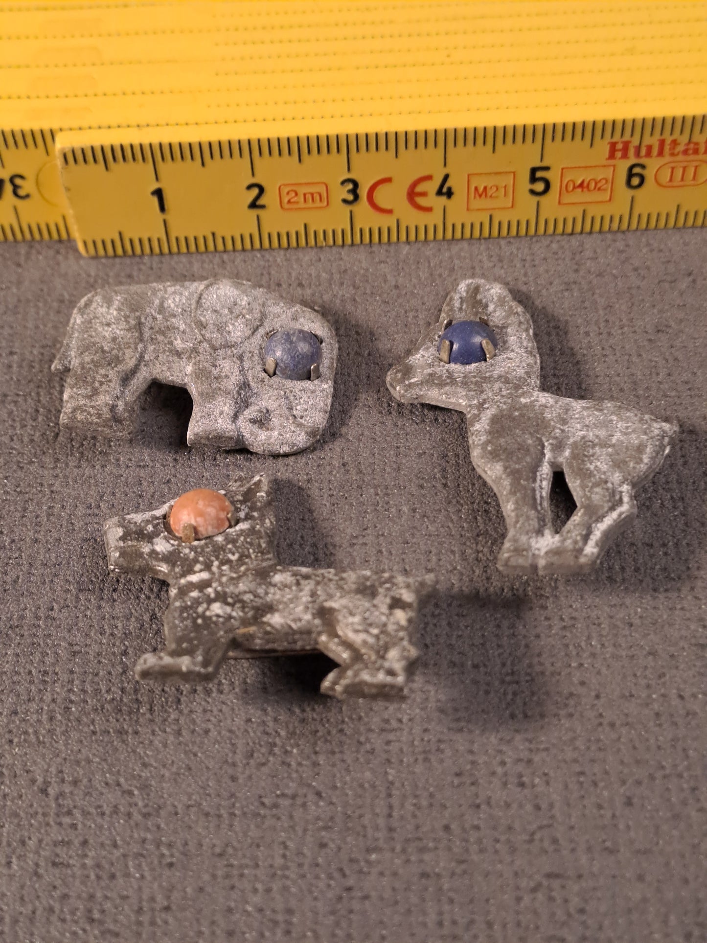 WHW Animal Badges with Pearls / WHW Dyrebadges med Perler