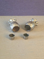 Vintage Pineapple Candlesticks