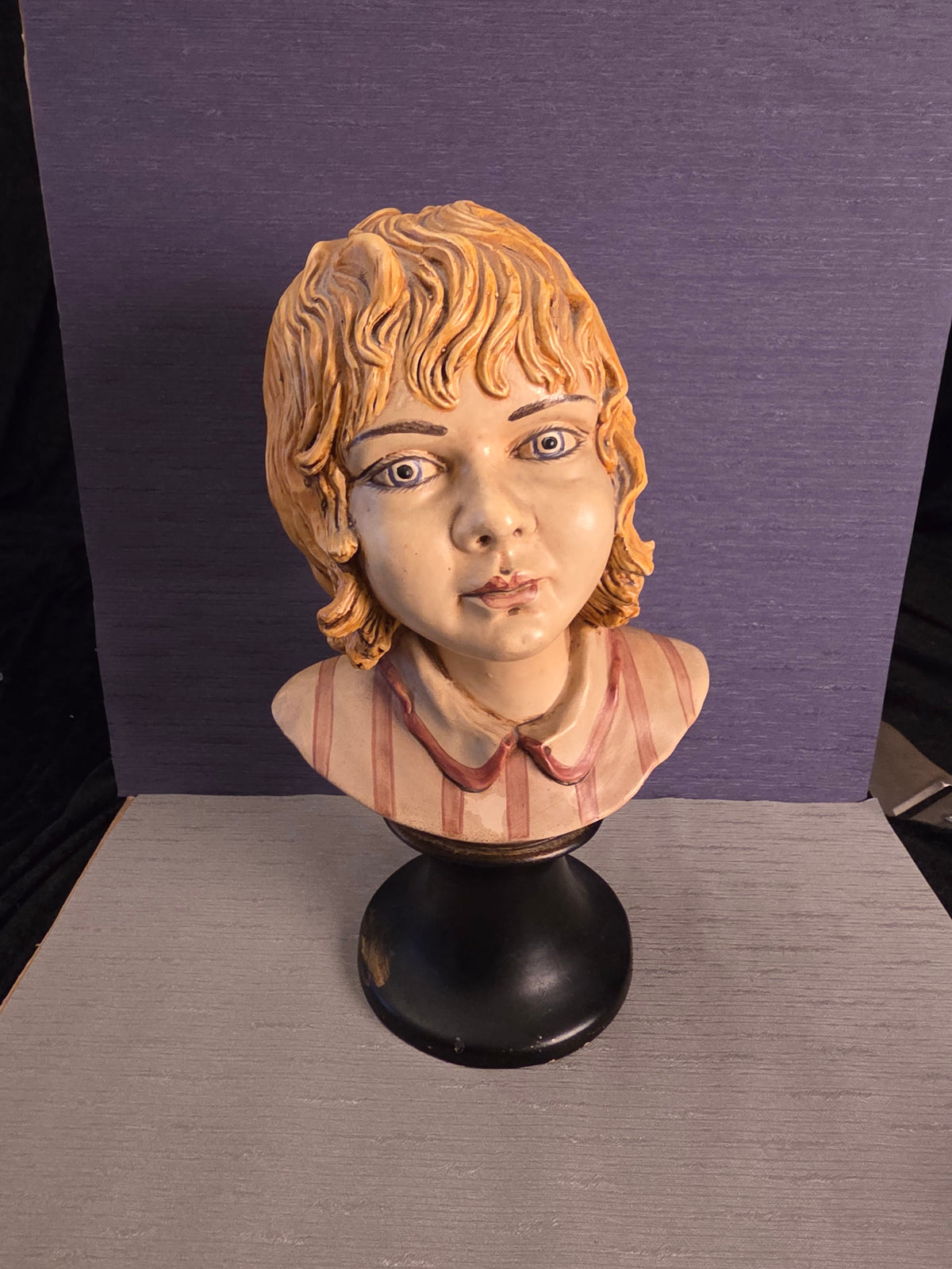 Vintage Girl Bust Pigato Italy