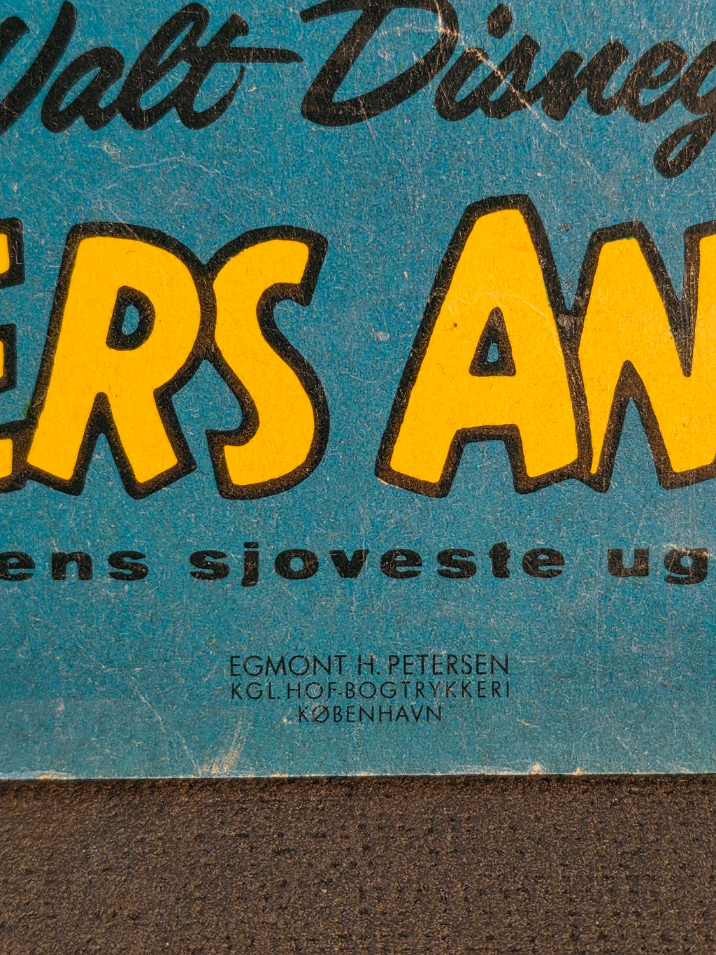 Anders And Reklameskilt / Donald Duck Advertising Sign