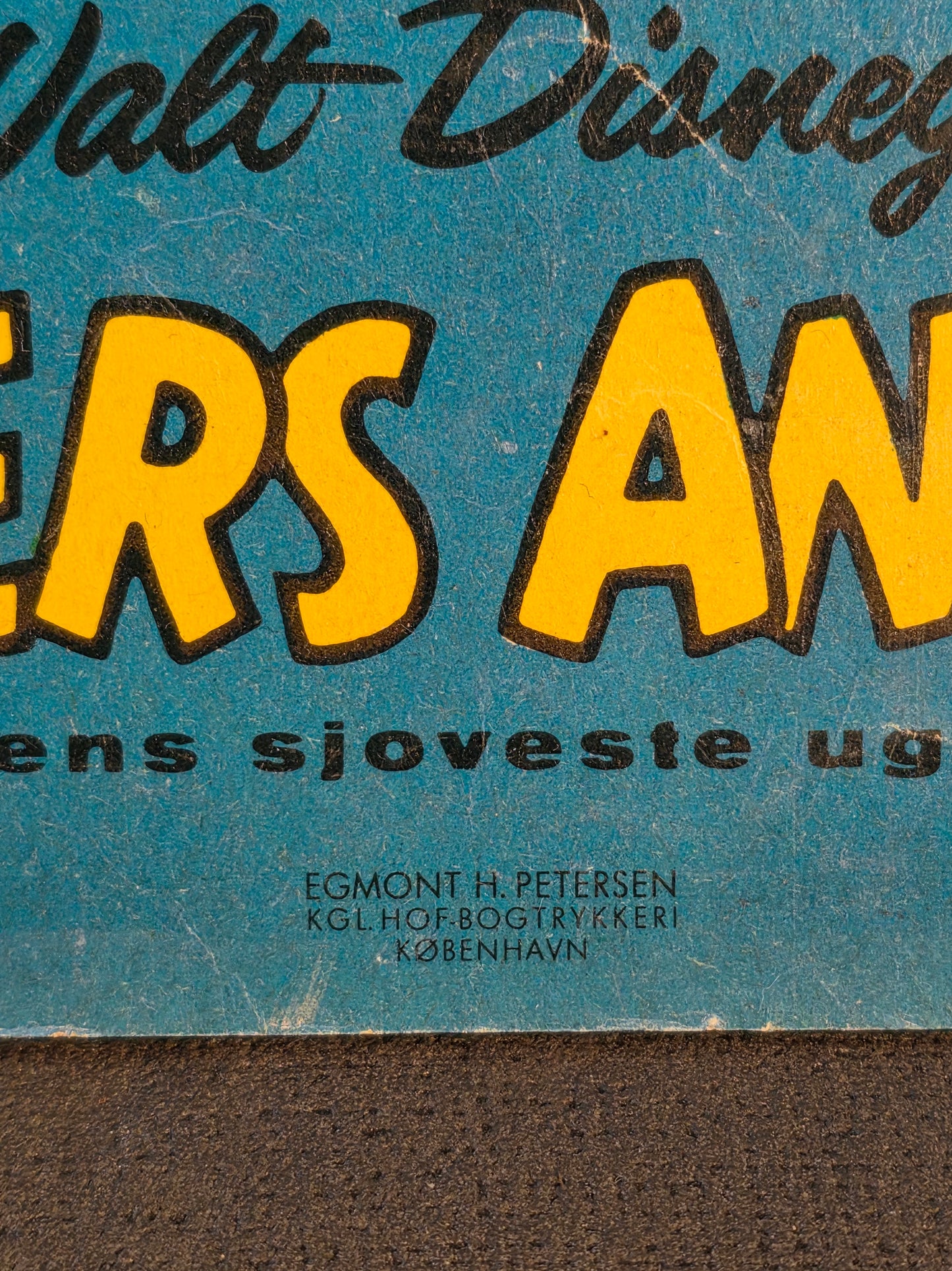 Anders And Reklameskilt / Donald Duck Advertising Sign