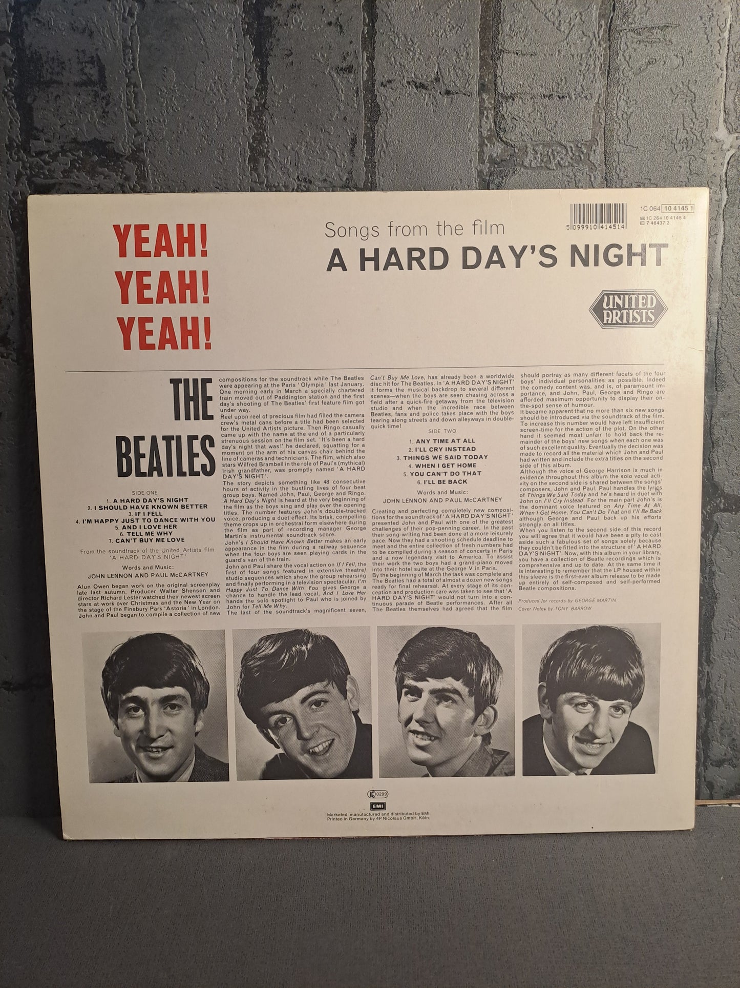 The Beatles A Hard Days Night 1964