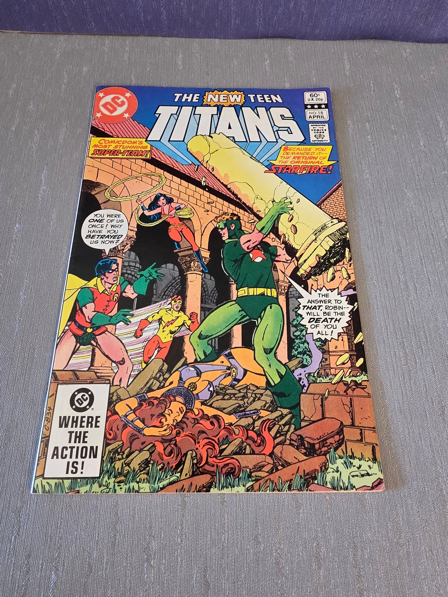 DC The New Teen Titans #18 April 1982