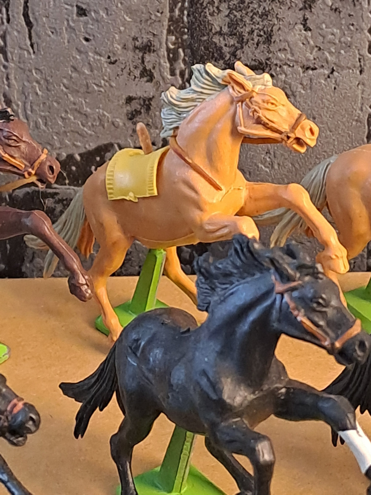 Britains Deetail Wild West Horses x18 / Britains Deetail Vilde Vesten Heste x18