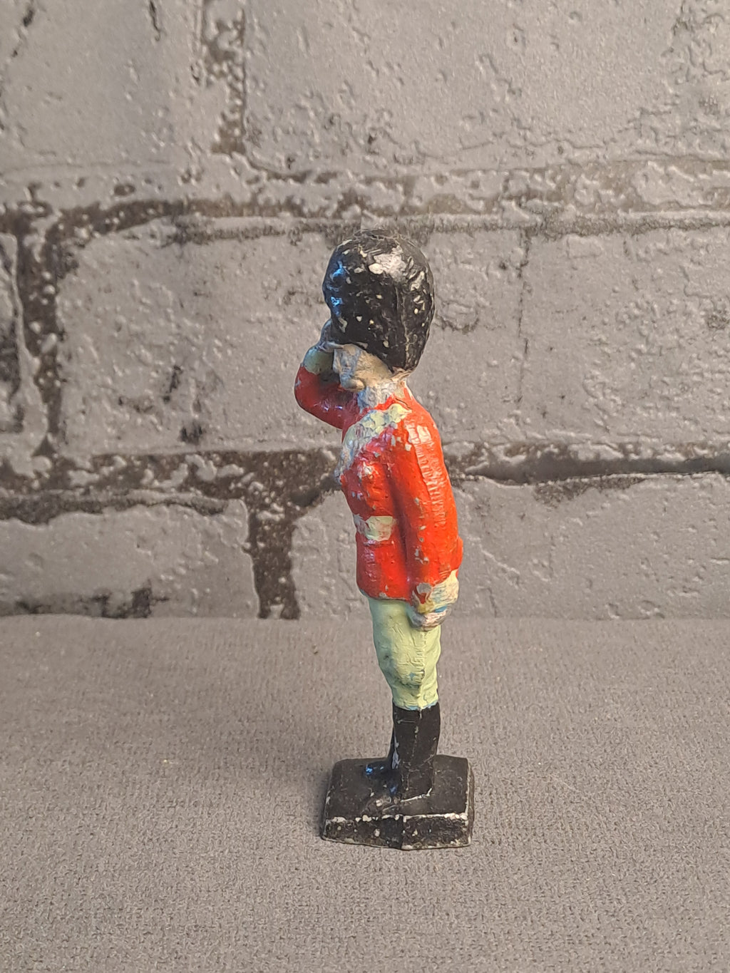 Tin Soldier Chr. X King of Denmark m / Bly Soldat Chr. X Konge af Danmark