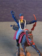 Timpo Toys U.S. Kavaleri 2 Soldater på Hest / Timpo Toys U.S. Cavalry 2 Soldiers on Horse