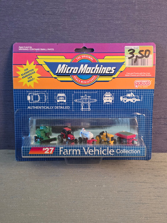 Micro Machines Farm Vehicle Collection Rare