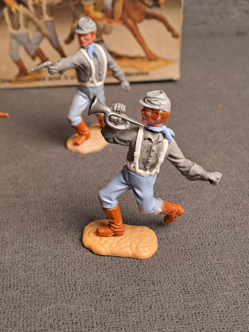 Timpo Toys Confederate Soldiers in Box