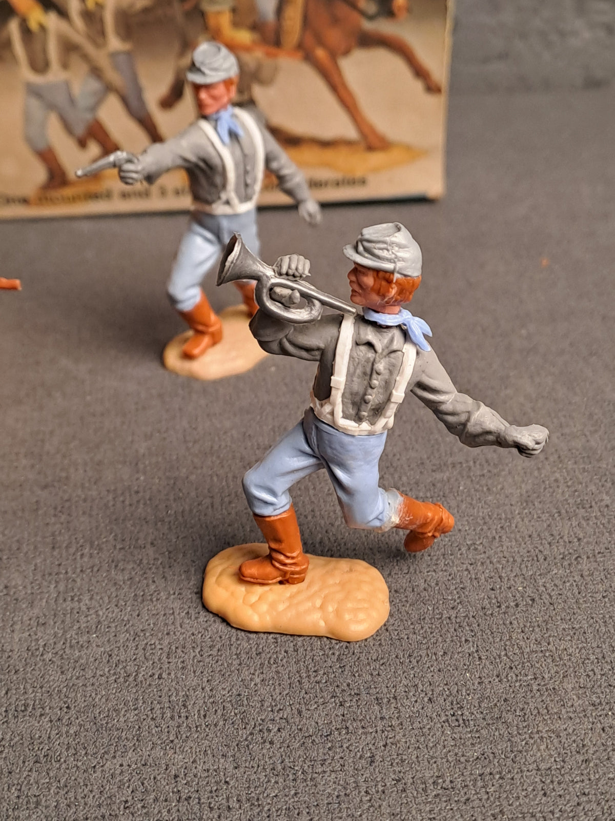 Timpo Toys Confederate Soldiers in Box
