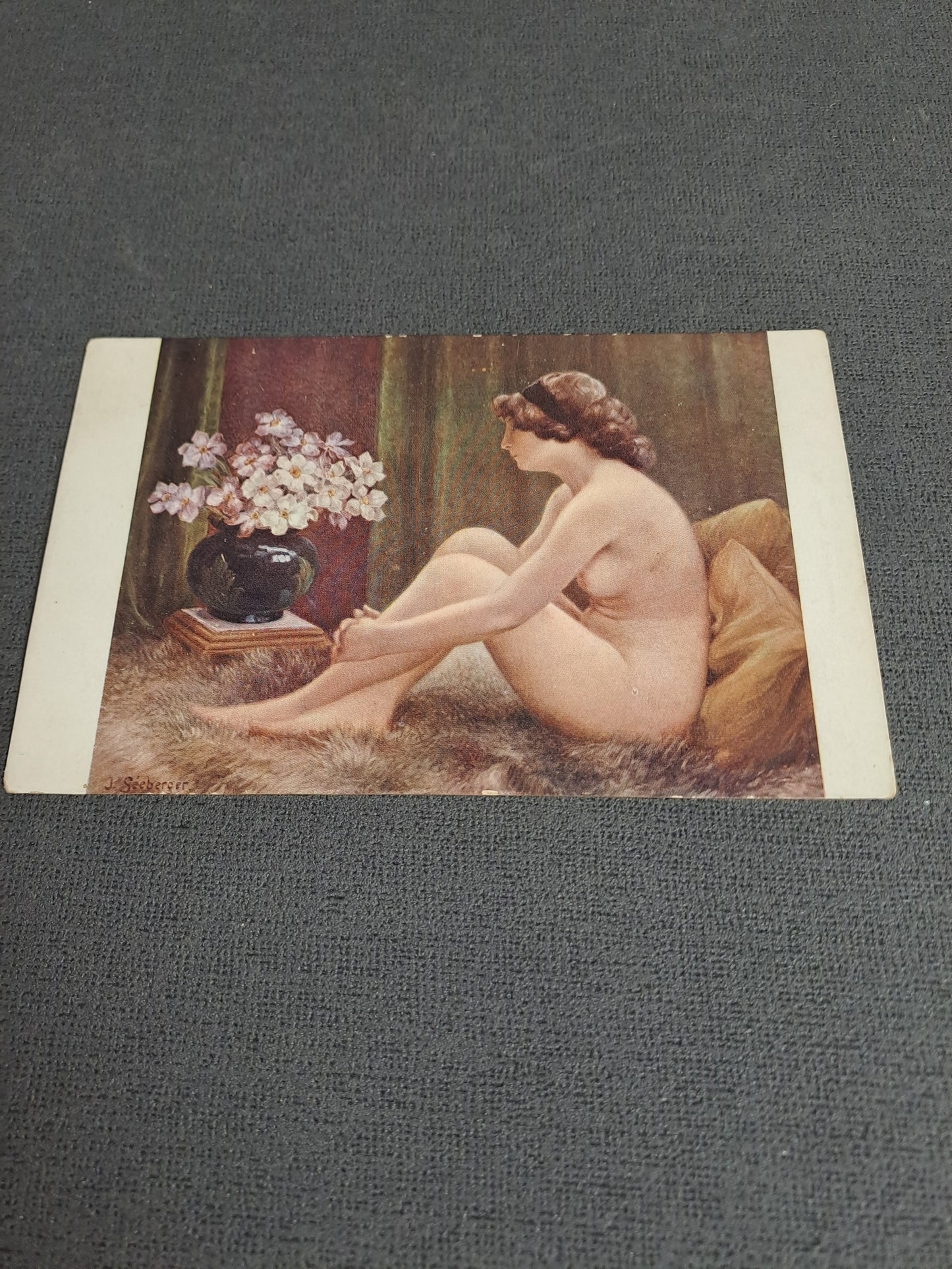 Antique French Postcard 1910-1920 / Antik Fransk Postkort 1910-1920