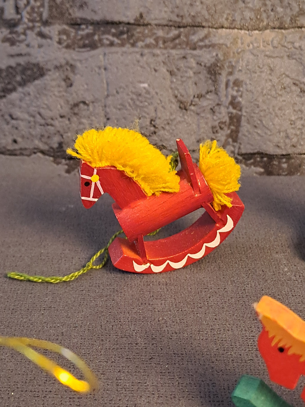 Vintage Wooden Christmas Ornament