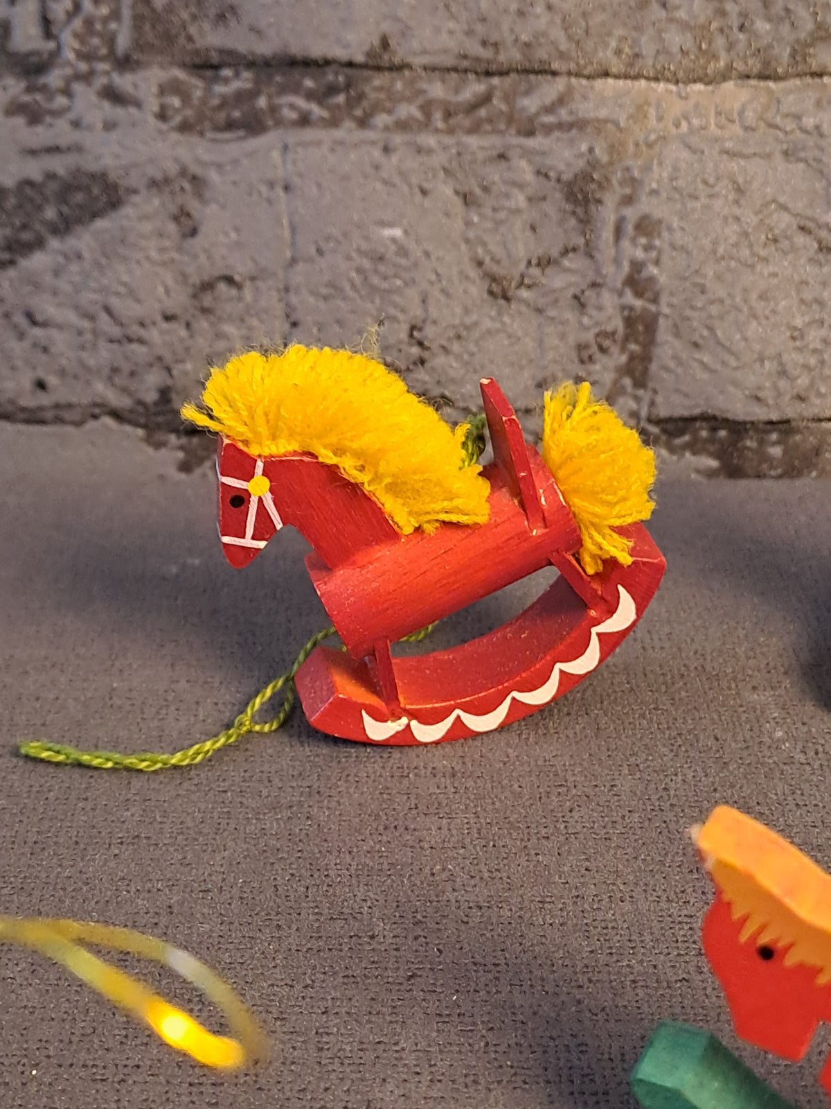 Vintage Wooden Christmas Ornament