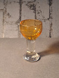 Small Shot Glass Smoked Yellow