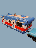 Tin Car and House Trailer