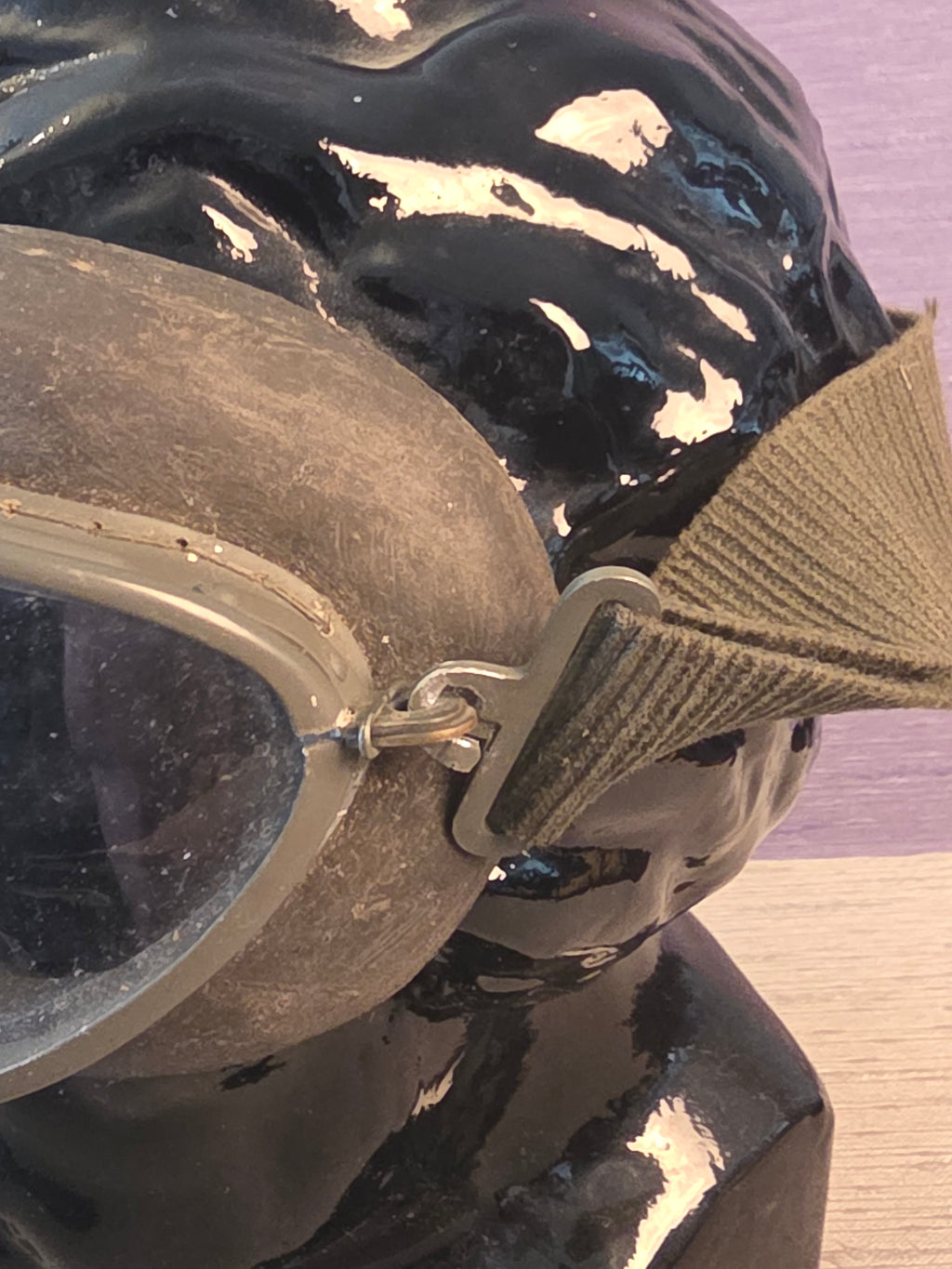 WW2 Auer Windschutzbrille Model 295 Complete