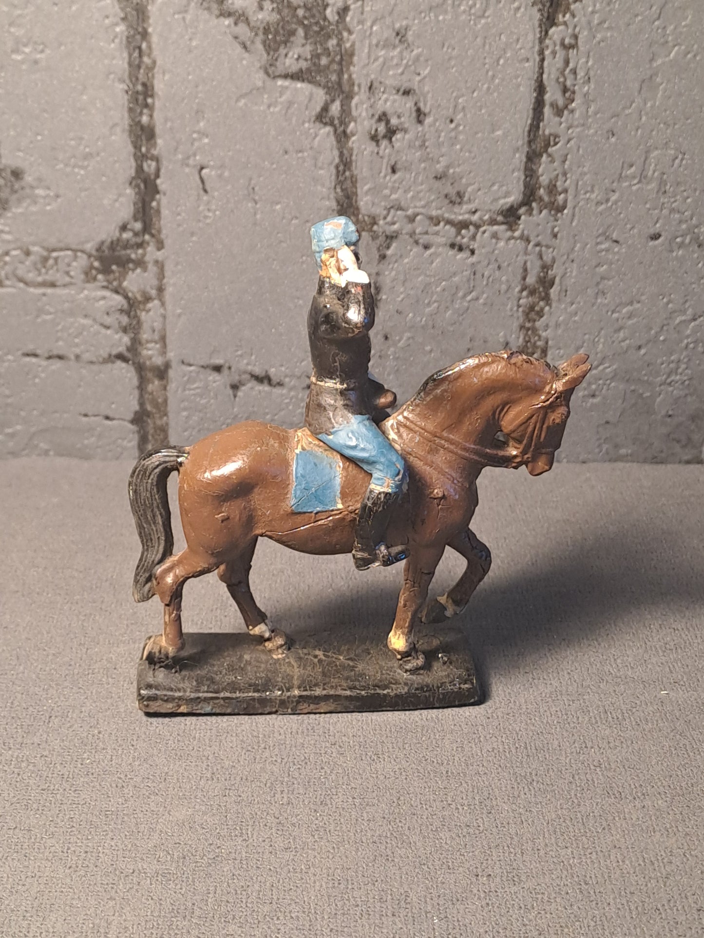 Lineol The Danish King Christian 10. on Horse / Lineol Chr. X på Hest