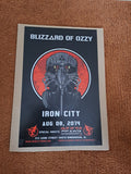 Blizzard of Ozzy Concert Poster / Blizzard of Ozzy Koncert Plakat