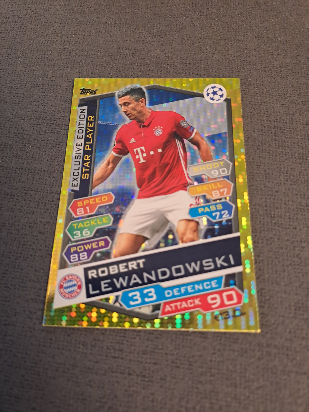 Topps Match Attax Robert Lewandowski
