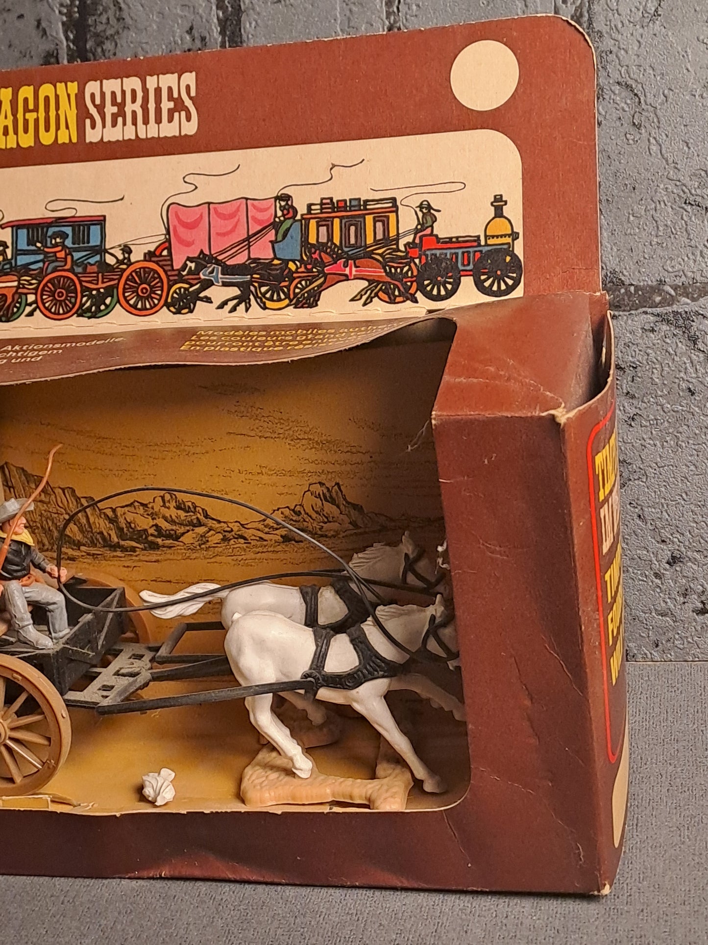 Timpo Toys Wild West Wagon / Timpo Toys Prærievogn