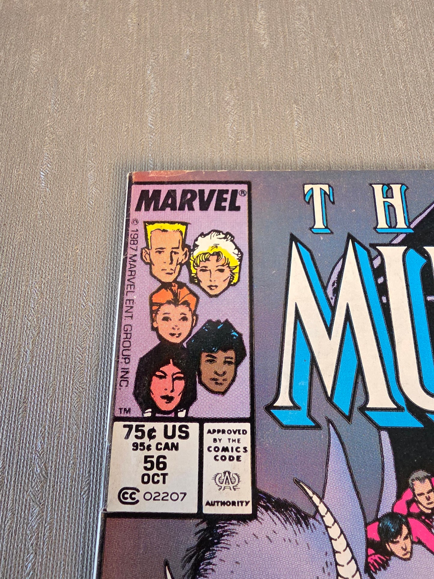 Marvel The New Mutants #56 Oct 1987