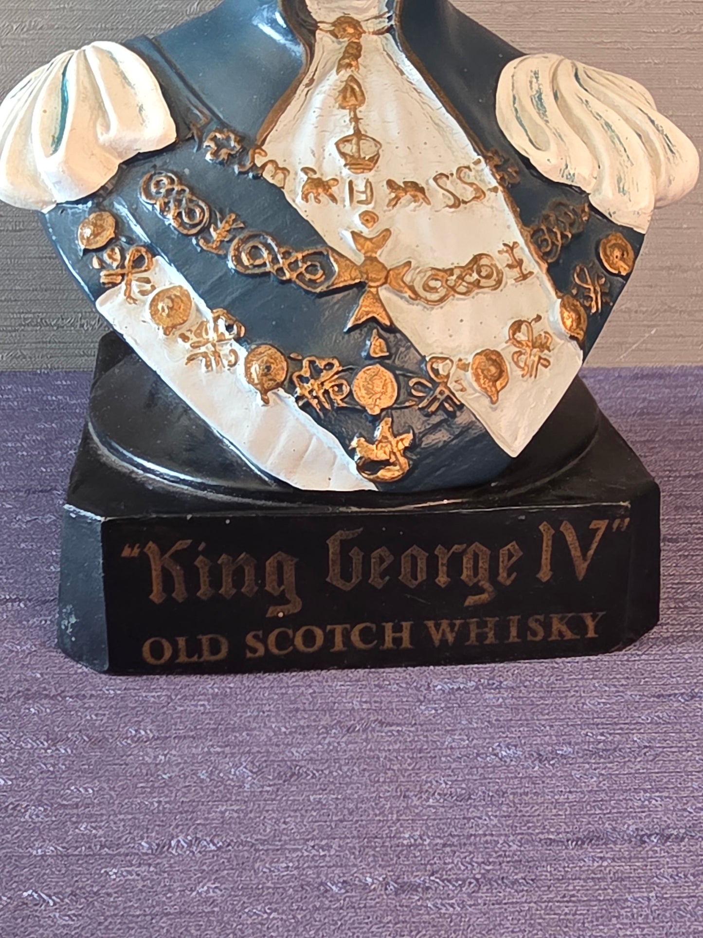 Vintage Bar Deko King George IV Old Scotch Whiskey