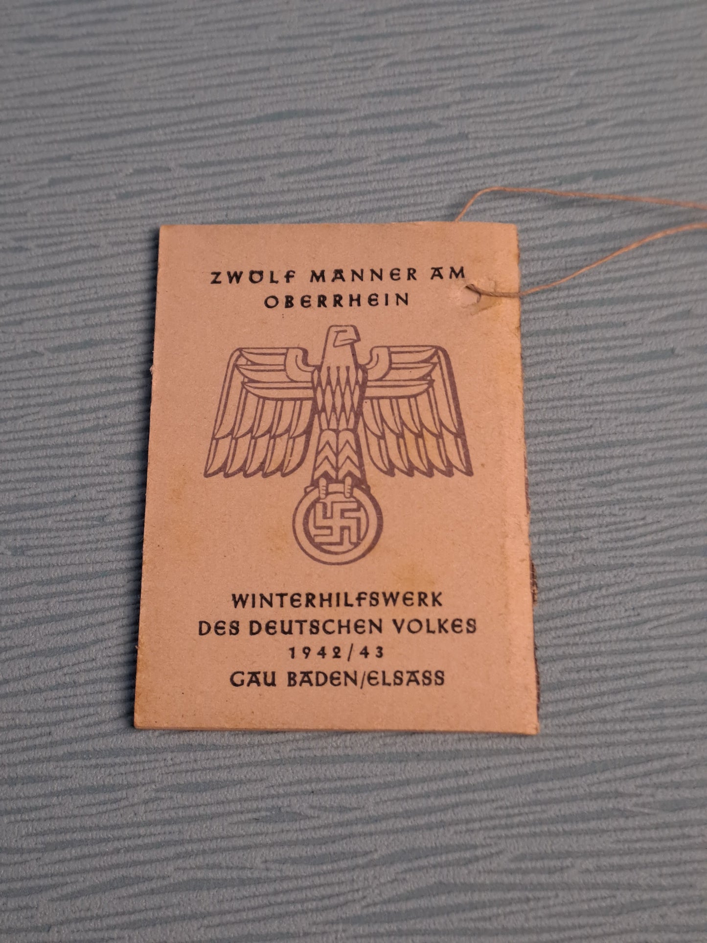 WHW Zwolf Manner am Oberrhein Booklet