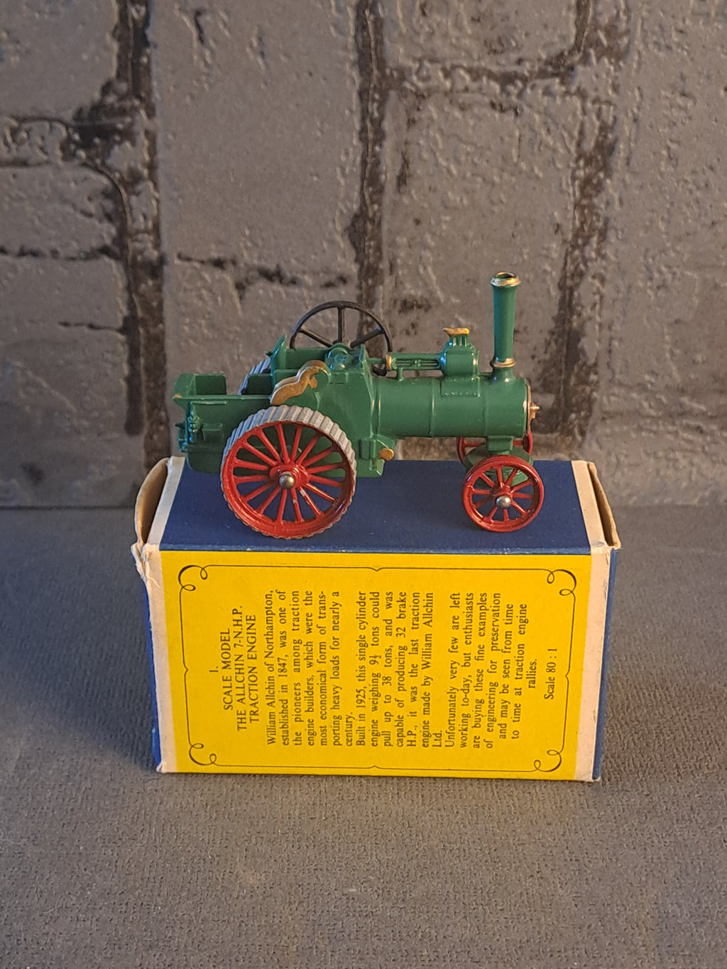 Lesney Models of Yesteryear Alchin Traction Engine