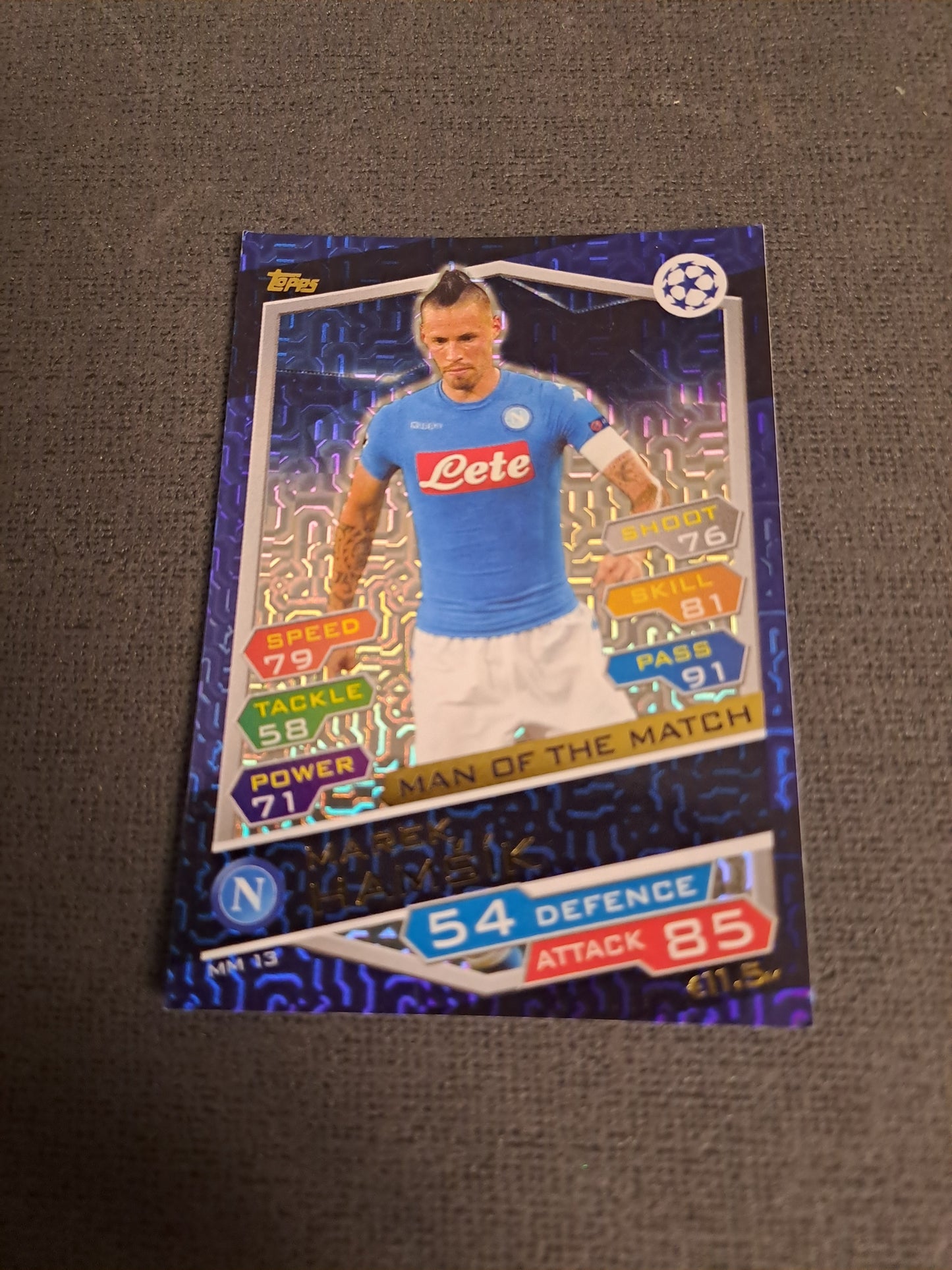 Topps Match Attax Marek Hamsik 2016/2017