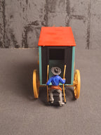 Timpo Toys Clay County Jail Wagon / Timpo Toys Clay County Fængselsvogn